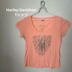 Harley-Davidson Tシャツ オレンジピンクのサムネイル
