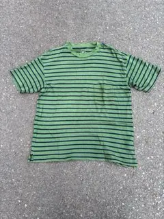 gap ボーダー y2k tシャツ グリーンのサムネイル