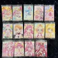 プリキュアウエハース 第2弾〜12弾 キラキラカード まとめ売り242枚
