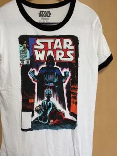 STAR WARS ダースベイダー リンガーTシャツ Lサイズのサムネイル