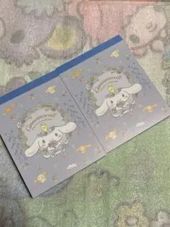 シナモロール　メモ帳　2セット　サンリオ　ミニメモ帳