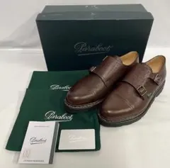 Paraboot パラブーツ ウィリアム ダブルモンク ブラウン UK6.5革靴