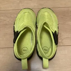 蛍光イエロー 水陸両用サンダル　16.0