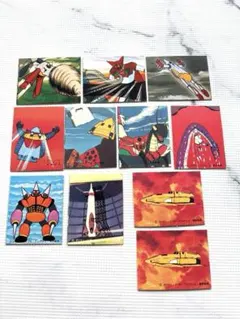 昭和レトロ 天田ミニ カード 東映 ダイナミック ゲッターロボ まとめて