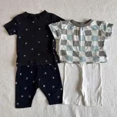 男の子　保育園服　半袖　半ズボン　まとめ　70 80