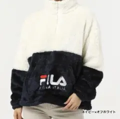 フィラ フリースジャケット ボアハーフジップ