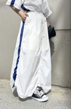【NUNIFE】シボシボナイロンスカートのサムネイル