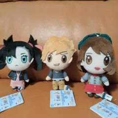 ポケモンマスターズ EX ぬいぐるみ 全3種　マリィ　ユウリ　グリーン