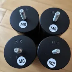 무지 우든 레그 20cm 브라운 M8 소파 레그 익스텐션 4개 세트