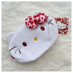 【新品】平成レトロ ハローキティ フェイス型 ヒョウ柄 ポーチ 2012年製