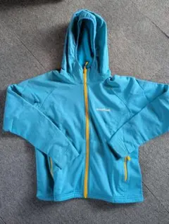 mont-bell キッズパーカー 青 Kid's 150
