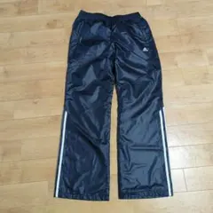 118 adidas 中起毛 ウインドブレーカー パンツ　アディダス