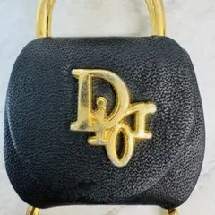 Dior ディオール キーホルダー ブラック ゴールド