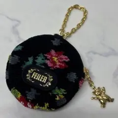 260324 フェイラー　コインケース　小銭入れ　ハイジドット　ブラック