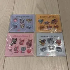 ま*ん様 み*ゅ様 ナルミヤキャラクターズ　オリジナルぷっくりシール　コンプリー