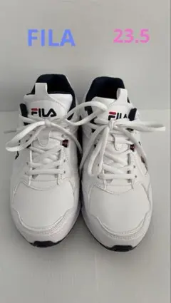新作❗️FILA レンジャーレインスニーカー ホワイト23.5のサムネイル