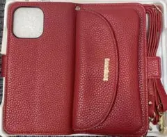 iPhone 15 Pro Max ケース 手帳型 ショルダー ストラップ