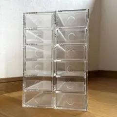 無印良品　アクリル引き出し式収納ボックス ６段　2ケース