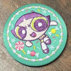 パワーパフガールズ 刺繍缶バッジ バターカップ