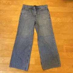 【完売品】UNIQLO ユニクロ　バギージーンズ　26(66cm) BLUE
