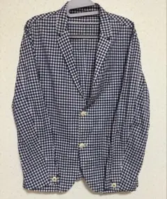 BURBERRY BLACK LABEL ギンガムチェック テーラードジャケット