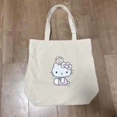 ハローキティ トートバッグ ベージュ