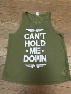 ZUMBA WEAR タンクトップ カーキ ロゴプリントのサムネイル