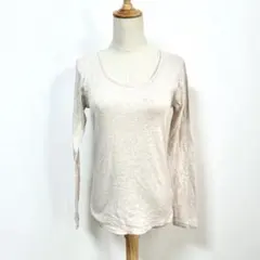 ikka イッカ✨ロンT【Ｍ】ベーシック　綿100% ロングスリーブTシャツのサムネイル