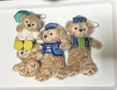 ダッフィーぬいぐるみバッジ