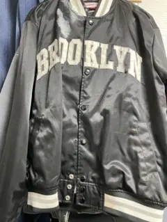 Mitchell and nessブルックリンネッツスタジャン古着のサムネイル