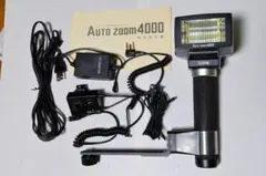 Auto zoom4000 ストロボ 電源アダプター付き