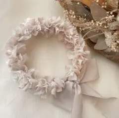 ベビークラウン　リボンクラウン　パールピンク　バースデーフォト　未使用