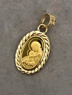ペンダントトップ K24 K18 インゴット マリア - メルカリ