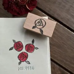 スタンプ　No. 9536バラ