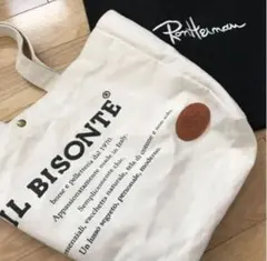 IL BISONTE キャンバストートバッグ