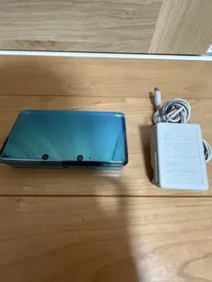 「ジャンク品」Nintendo 3DS アクアブルー 本体 ACアダプター付