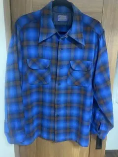 70s PENDLETON オンブレチェックシャツのサムネイル
