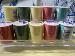 レジロン　ニット用　ミシン糸300m 10個セット　6色