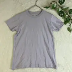 ユニクロ UNIQLO Uレディース Tシャツ 無地 パープル Mサイズ