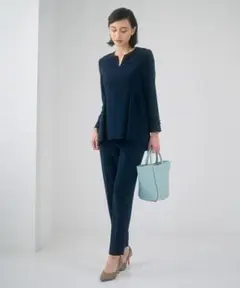 ANAYI Eternal Line 22SS ストレッチクロステーパードパンツ