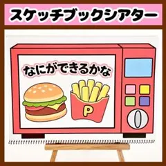 【イラスト素材】なにができるかな スケッチブックシアター ミラクルレンジ 保育