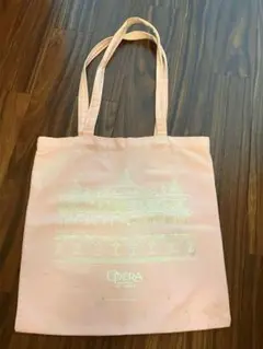 オペラ座　パリ　トートバッグ ピンク キャンバス