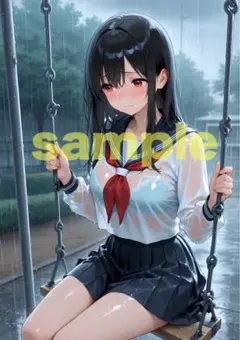 【ラミネート無料】A4サイズポスター/美少女/S192