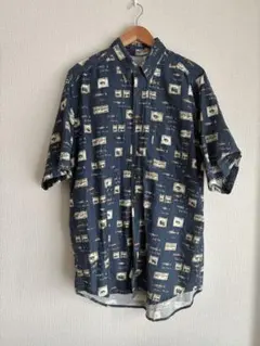 Woolrich 半袖シャツ 魚柄 フィッシングシャツ Lのサムネイル