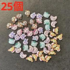 【新品未使用】ダッフィーフレンズネイルパーツ 25個セットのサムネイル