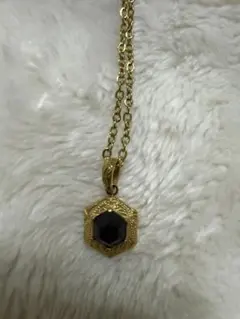 IRIEBEACH オニキス×ゴールドネックレス