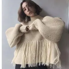Amerivintage　FRINGE HALFWAY KNIT
