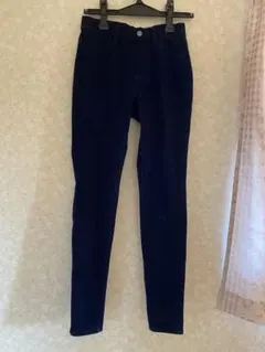 ネイビー スキニーデニム ウエスト 約60cm