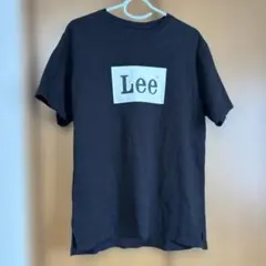 Lee ボックスロゴ Tシャツ ブラック