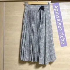 美品⭐︎Apuweiser-riche プリーツスカートアシンメトリーのサムネイル